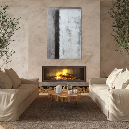 Aluart schilderij 'Just Grey'