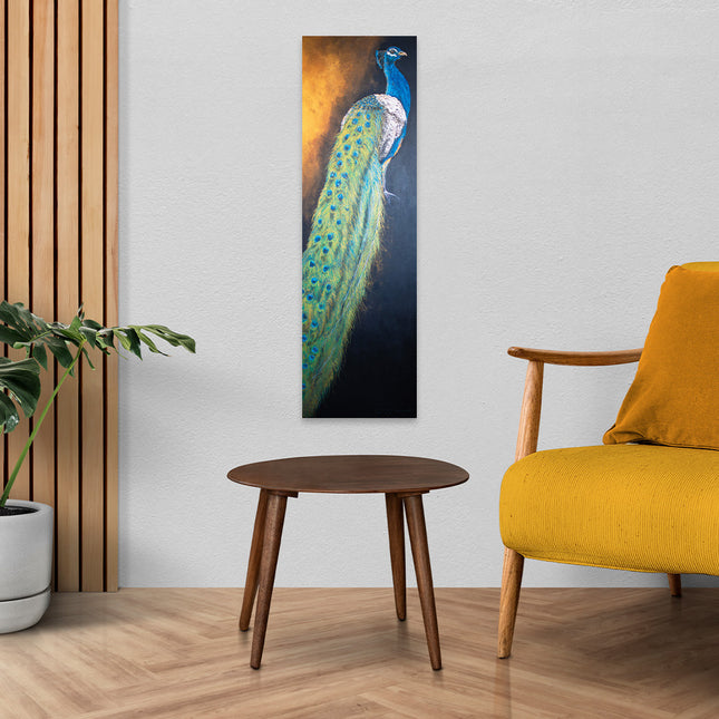 Aluart schilderij 'De Prachtige Pauw'