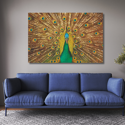 Aluart schilderij 'Peacock'