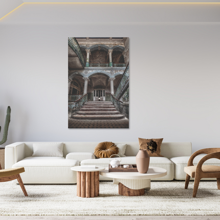 Aluart schilderij 'Verlaten ingang'