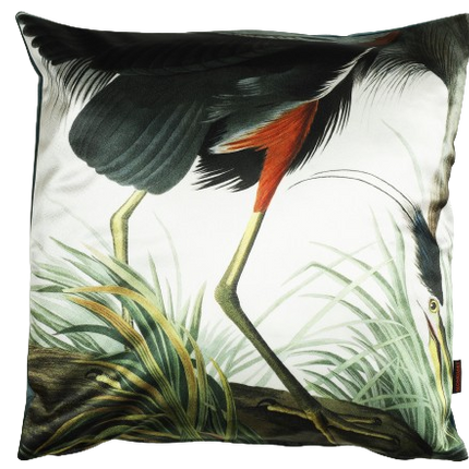 Sierkussen ' Reiger in gras'