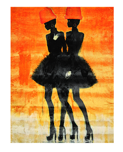 Vloerkleed 'Two woman'