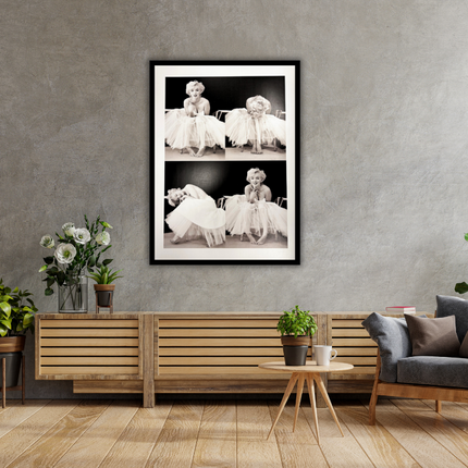 Ingelijste poster 'Marilyn Monroe collage'