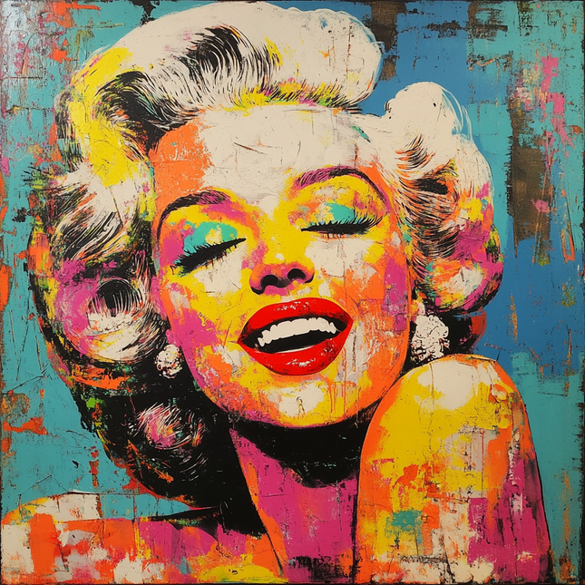 Aluart schilderij 'Marilyn Monroe popart'