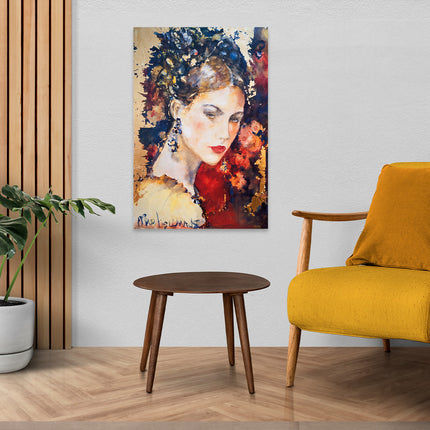 Aluart schilderij 'De geschilderde vrouw'