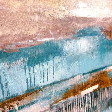 Canvas schilderij 'Abstracte sunset'