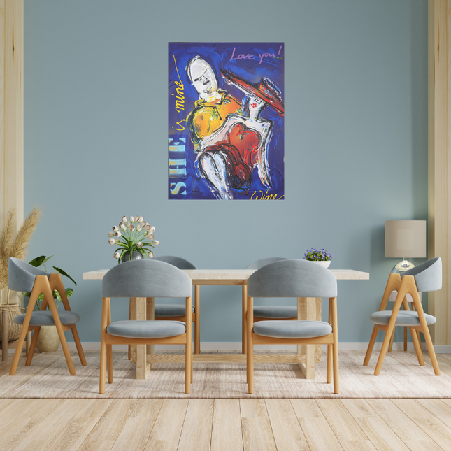 Wine Art 'Mine'