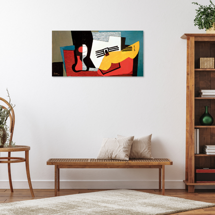 Aluart Schilderij van Pablo Picasso 'Still Life with Guitare'