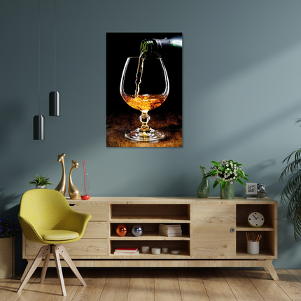Aluart schilderij 'Glas Cognac'