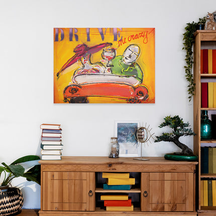 Graffiti art 'Drive me Crazy'