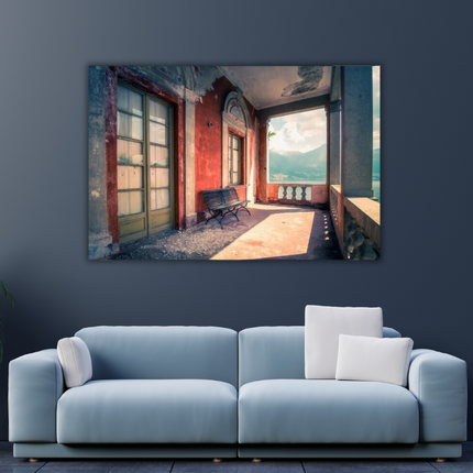 Aluart schilderij van Truus Nijland 'Casa di Castorada'