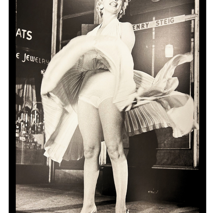 Ingelijste poster 'Marilyn Monroe 1960'