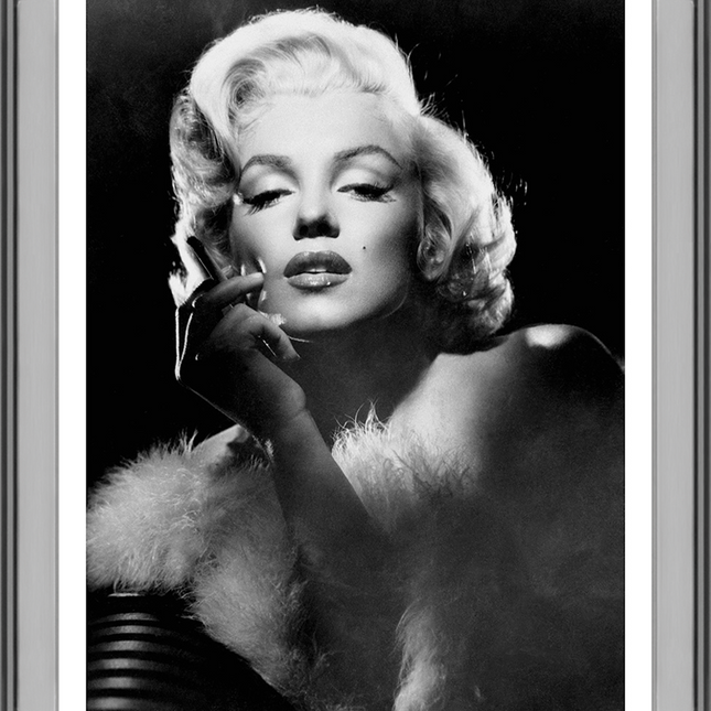 Ingelijste poster 'Marilyn Monroe in stijl'