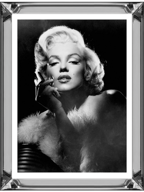 Ingelijste poster 'Marilyn Monroe in stijl'