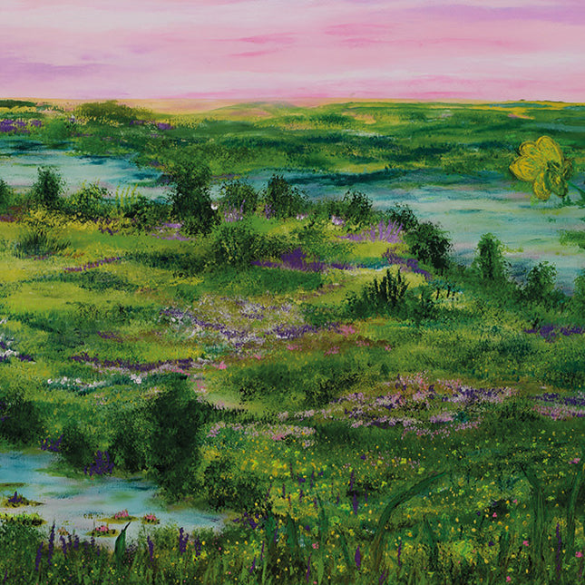 Aluart schilderij 'The garden of eternal spring - Ans Duin'