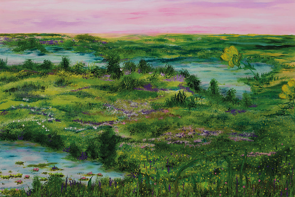 Schilderij 'The garden of eternal spring - Ans Duin'