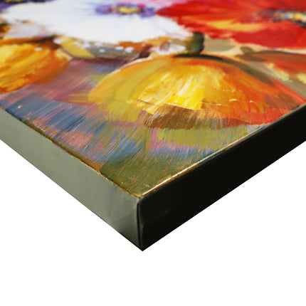 Canvas schilderij Mondiart 'Bloemenprint'