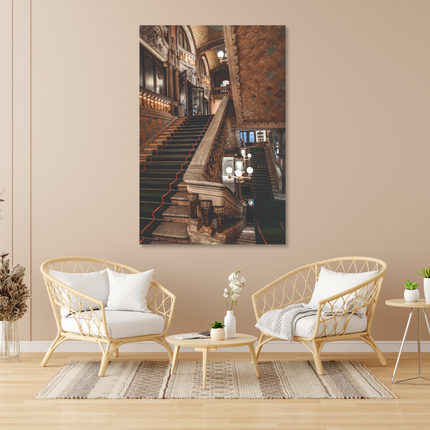 Aluart schilderij 'Palau de la Música Catalana trappenhuis'