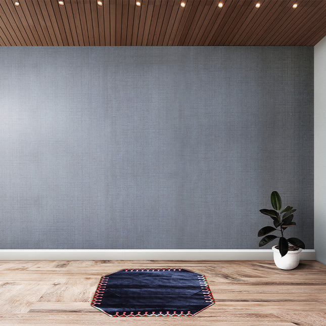 Mondiart vloerkleed 'donkerblauw'