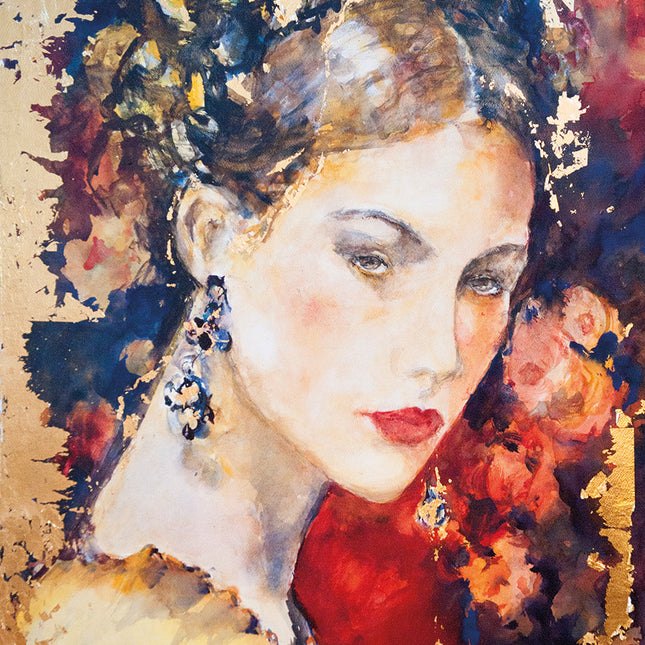 Aluart schilderij 'De geschilderde vrouw'