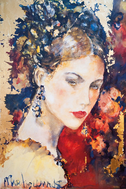 Schilderij 'De geschilderde vrouw'