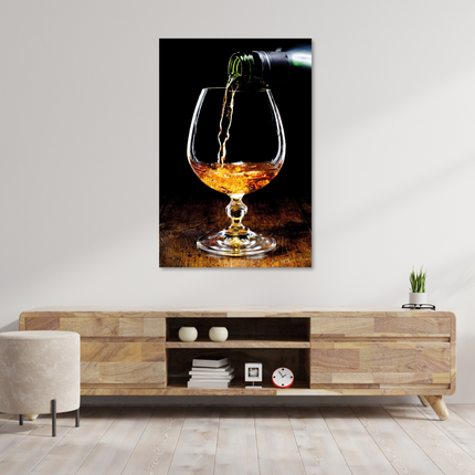 Aluart schilderij 'Glas Cognac'