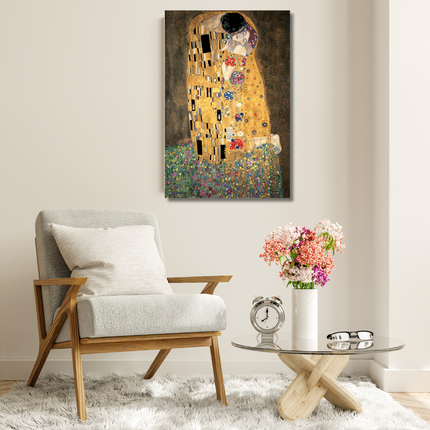Aluart schilderij 'Gustav Klimt - De Kus'