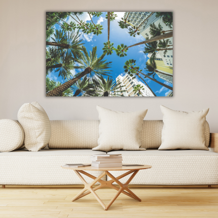 Aluart kunstwerk 'Palm Trees'