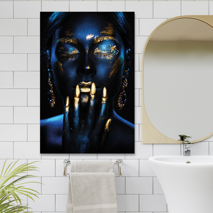 Aluart schilderij 'Miss Blue'