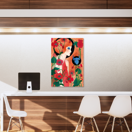 Aluart Schilderij van Ella Tjader 'Zodiac Sign Taurus'