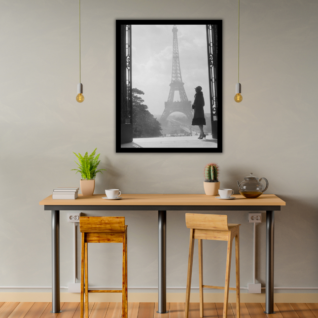 Ingelijste poster 'Eifeltoren'