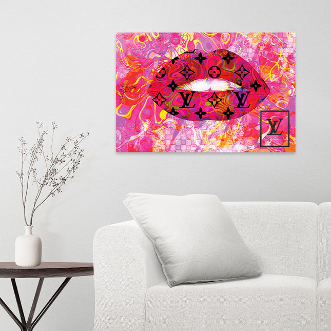 Aluart schilderij 'Vuitton Kiss'