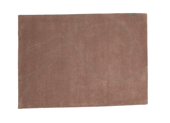Vloerkleed 'Romantic brown'