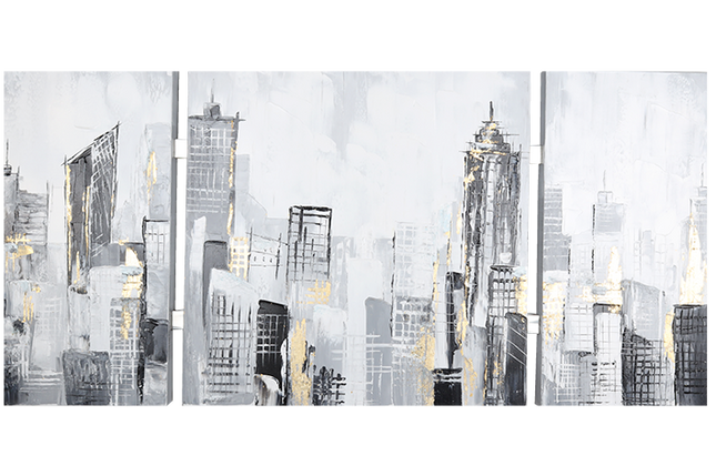 Canvas schilderij 'City Skyline'