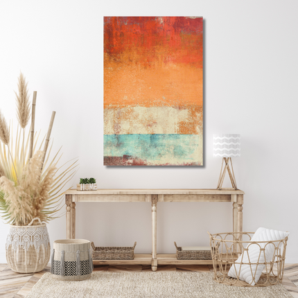 Aluart schilderij 'Abstract Orange'