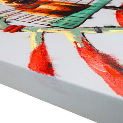 Canvas schilderij 'Riding my bike'