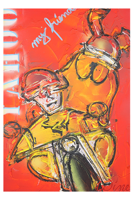 Wine Art 'My Friend'