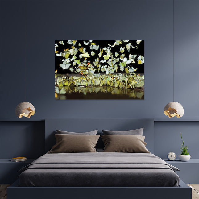 Aluart schilderij 'The Group Of Butterflies'