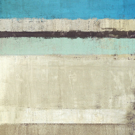 Aluart schilderij 'Abstracte kunst blauw'