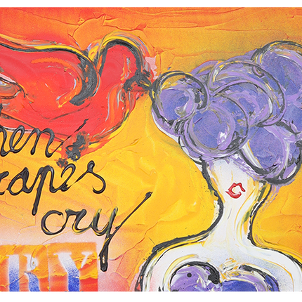 Wine Art 'Grapes'