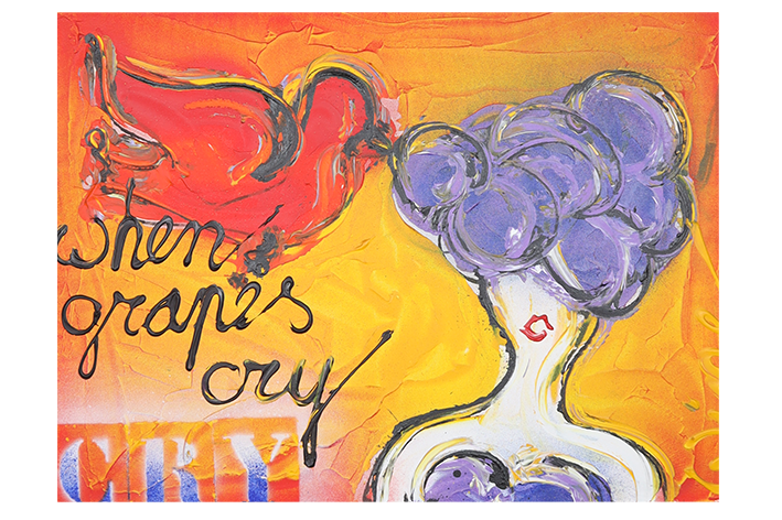Wine Art 'Grapes'