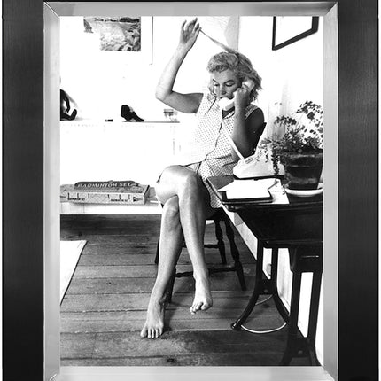 Ingelijste poster 'Marilyn Monroe calling'
