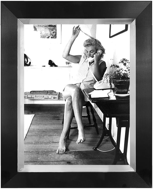 Ingelijste poster 'Marilyn Monroe calling'