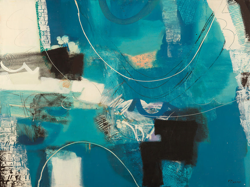 Schilderij 'Abstracte collage'