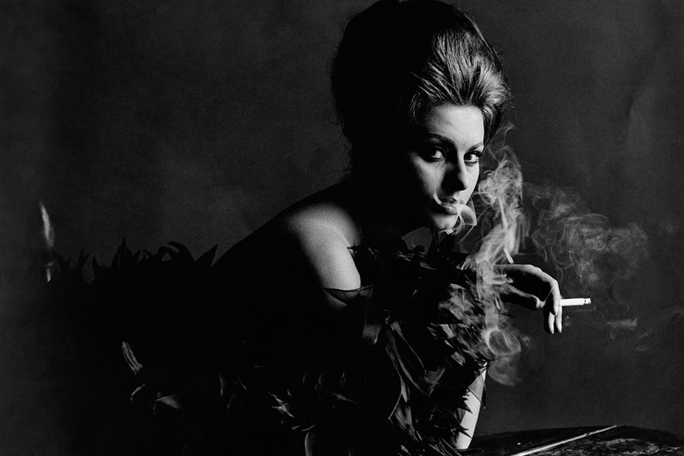 Schilderij 'Sophia Loren Smoking'