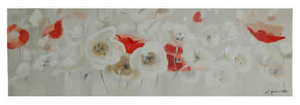 Canvas schilderij 'Beautiful blossoms'