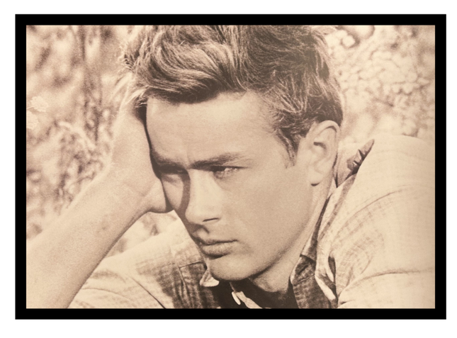 Ingelijst poster 'James Dean'