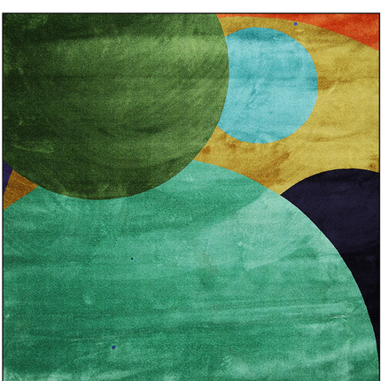 Mondiart vloerkleed 'Abstracte cirkels'