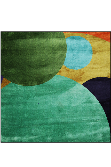Vloerkleed 'Abstracte cirkels'