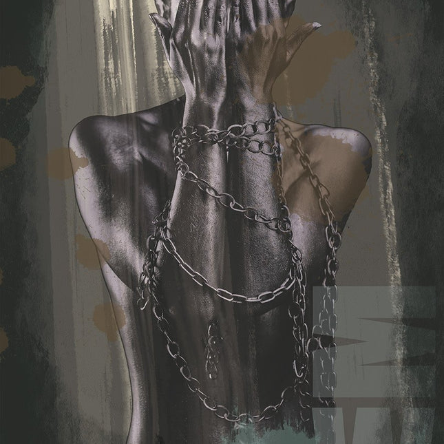 Aluart schilderij 'Tied Woman'